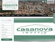 Tablet Screenshot of imovelcasanova.com